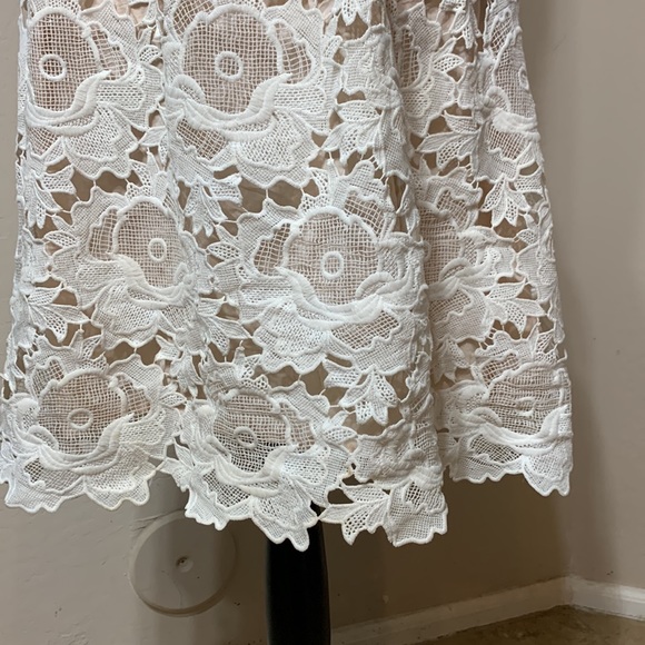 Brixon Ivy Cream Colored Lace Dress Size M - Picture 6 of 7